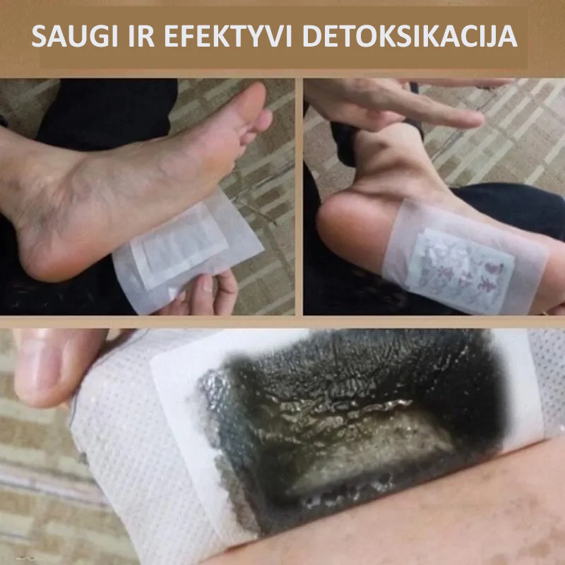 pleistrai pėdoms