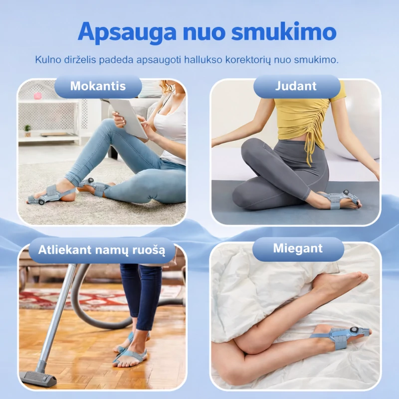 Korekcinis Didžiojo Pėdos Piršto Įtvaras (Reguliuojamas) - Image 2