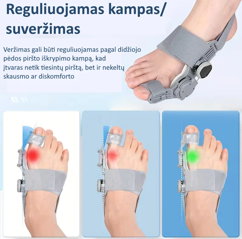 Korekcinis Didžiojo Pėdos Piršto Įtvaras (Reguliuojamas) - Image 5